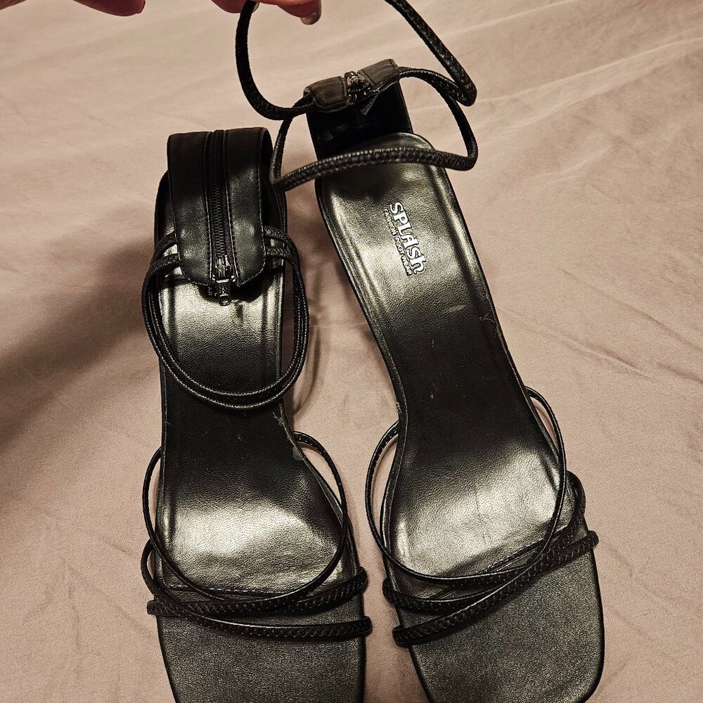 Splash Strapped Heels